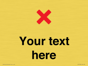 Custom plain background, red cross sign